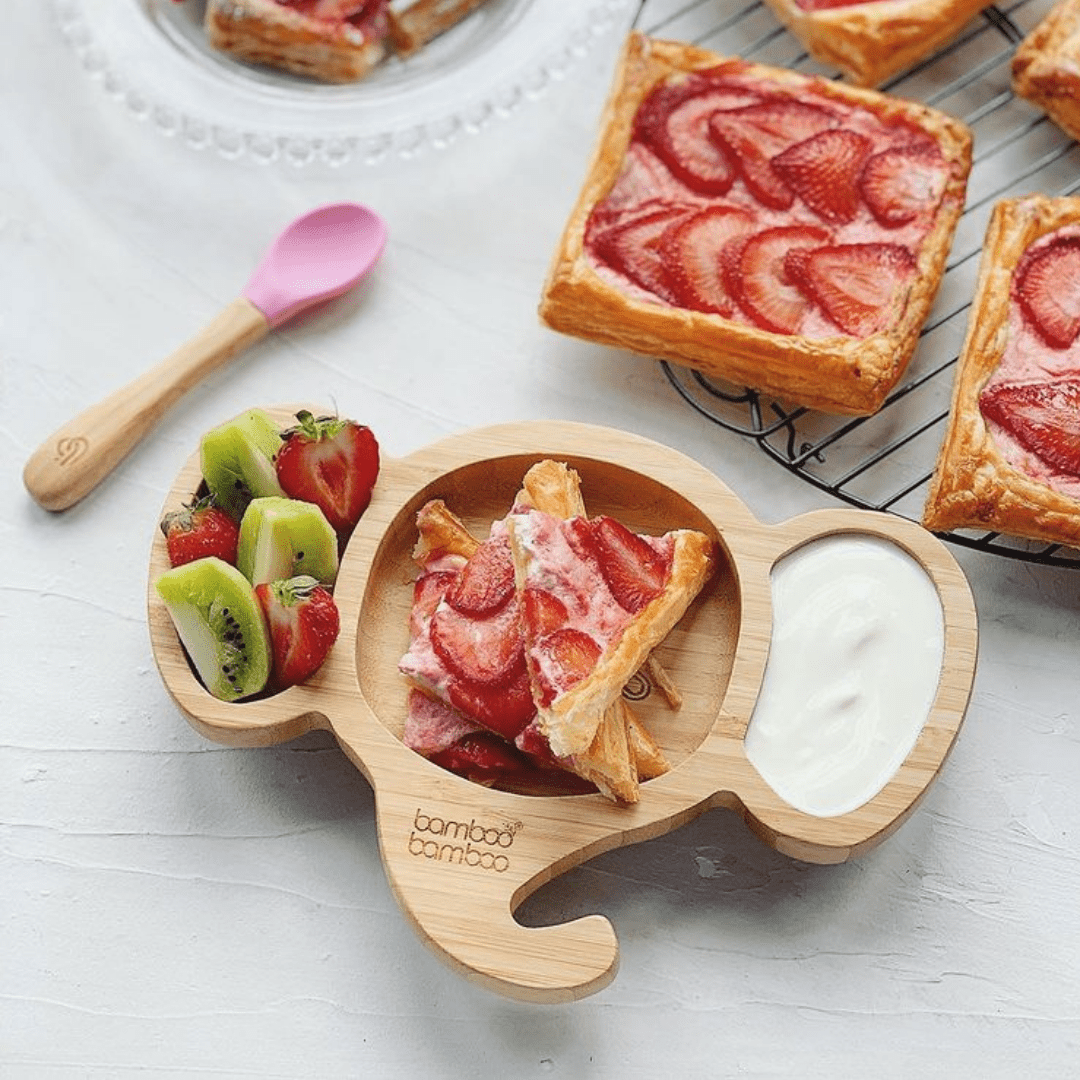 Bamboo Baby Elephant Suction Plate Baby & Toddler bamboo bamboo