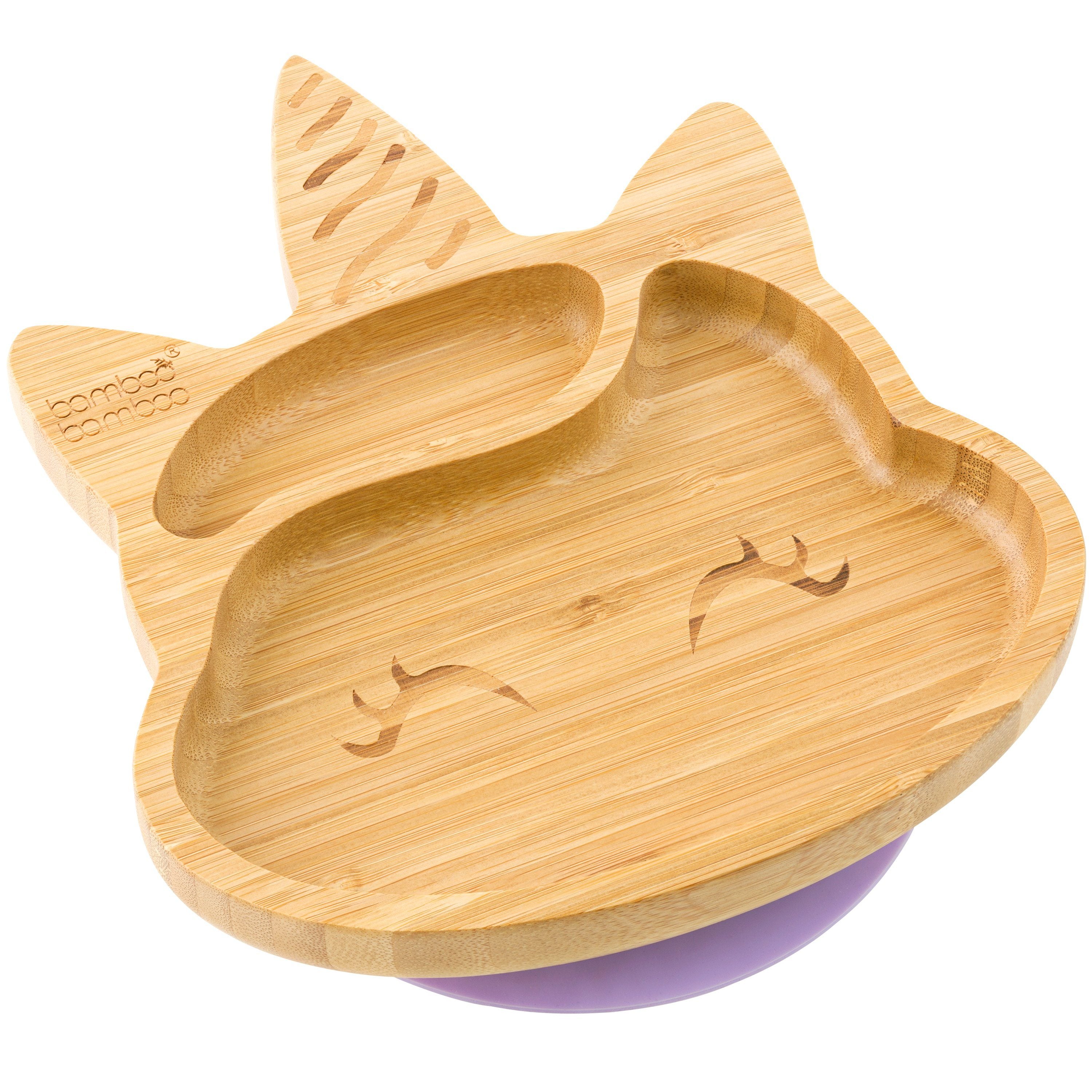 Bamboo Unicorn Suction Plate bamboo bamboo
