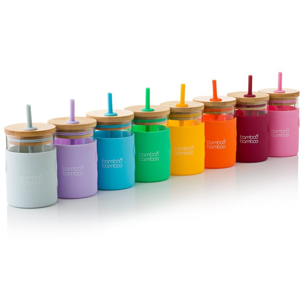 bb Toddler Jar with Straw bamboo bamboo