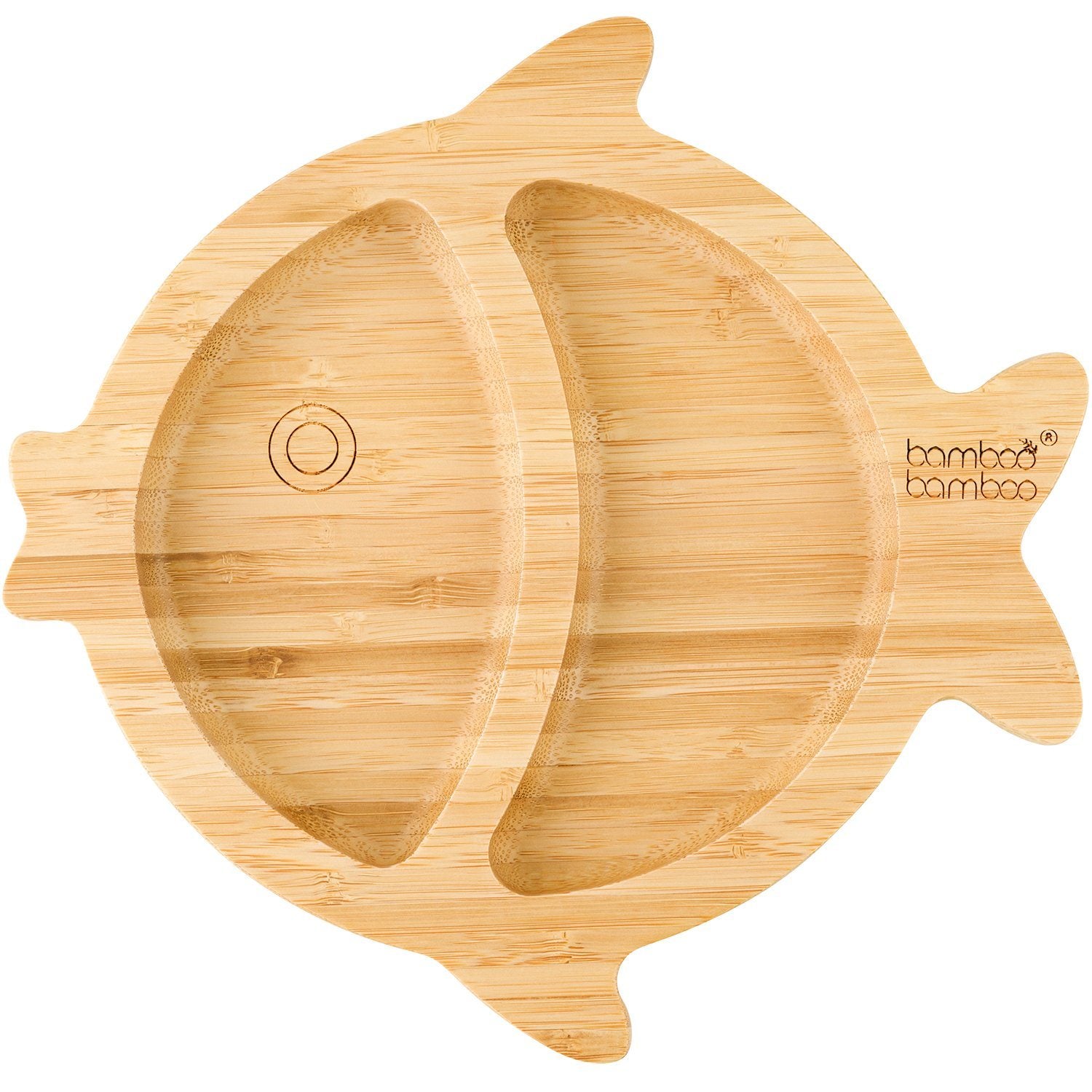Bamboo Little Fish Suction Plate Baby Product bamboo bamboo