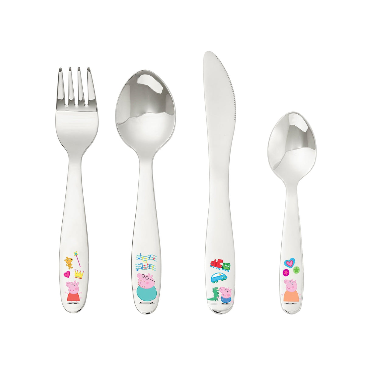 Peppa Pig 4 Piece Cutlery Set – Bamboo Bamboo